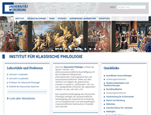Tablet Screenshot of klassphil.uni-wuerzburg.de