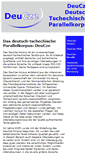 Mobile Screenshot of deucze.germanistik.uni-wuerzburg.de