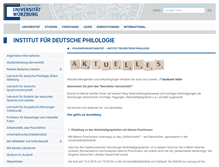 Tablet Screenshot of germanistik.uni-wuerzburg.de