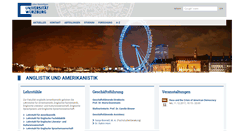 Desktop Screenshot of anglistik.uni-wuerzburg.de
