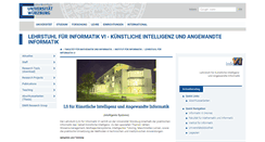 Desktop Screenshot of is.informatik.uni-wuerzburg.de