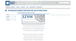 Desktop Screenshot of izsw.uni-wuerzburg.de