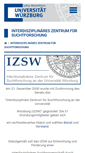 Mobile Screenshot of izsw.uni-wuerzburg.de