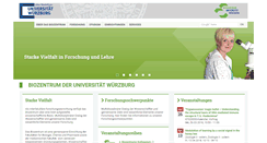 Desktop Screenshot of biozentrum.uni-wuerzburg.de