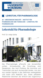 Mobile Screenshot of pharmakologie.uni-wuerzburg.de