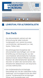 Mobile Screenshot of altorientalistik.uni-wuerzburg.de
