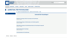 Desktop Screenshot of i1.psychologie.uni-wuerzburg.de