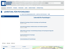 Tablet Screenshot of i1.psychologie.uni-wuerzburg.de