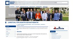 Desktop Screenshot of didaktik.mathematik.uni-wuerzburg.de