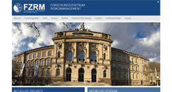 Desktop Screenshot of fzrm.uni-wuerzburg.de