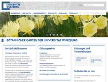 Tablet Screenshot of bgw.uni-wuerzburg.de