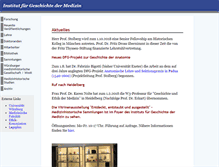 Tablet Screenshot of medizingeschichte.uni-wuerzburg.de
