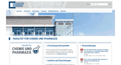 Desktop Screenshot of chemie.uni-wuerzburg.de