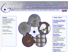 Tablet Screenshot of fmz.uni-wuerzburg.de