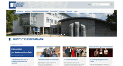 Desktop Screenshot of informatik.uni-wuerzburg.de